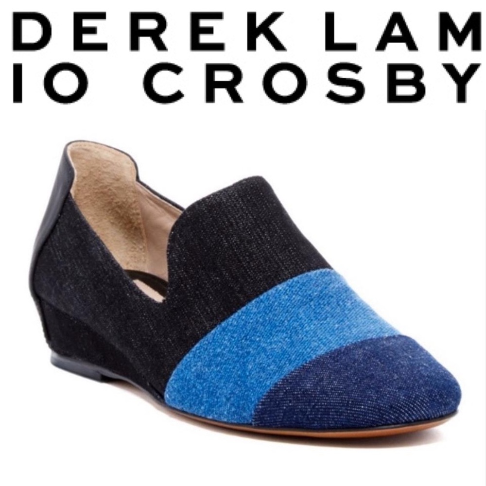 DEREK LAM 10 CROSBY denim Lex loafers